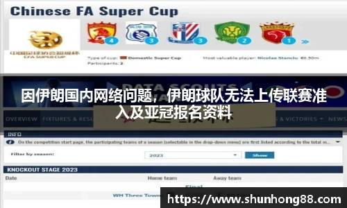 因伊朗国内网络问题，伊朗球队无法上传联赛准入及亚冠报名资料
